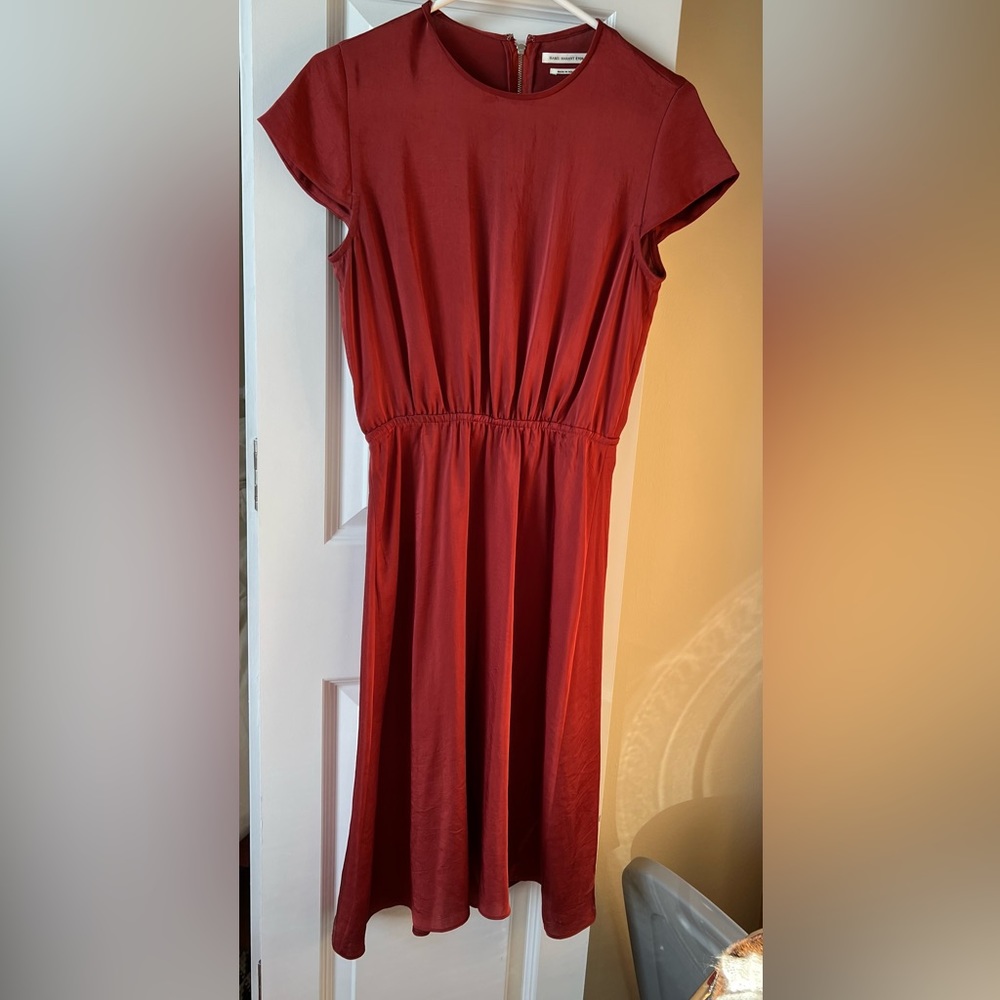 Isabel Marant Cap Sleeve Midi Dress Worn Once. Size 38.